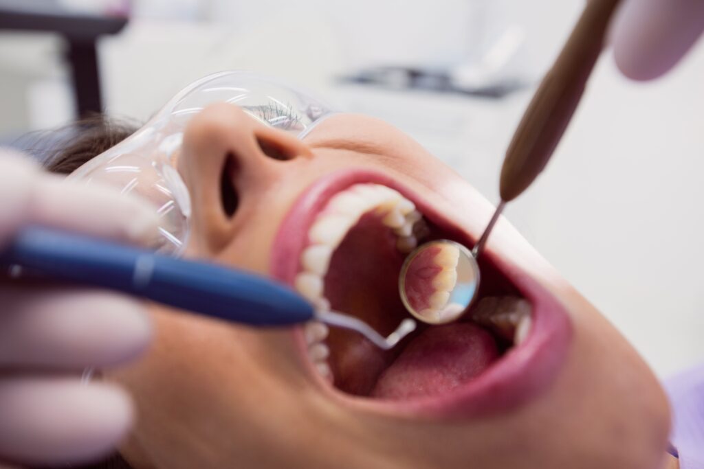 Dental Check-up in Progress for Gum Disease Prevention