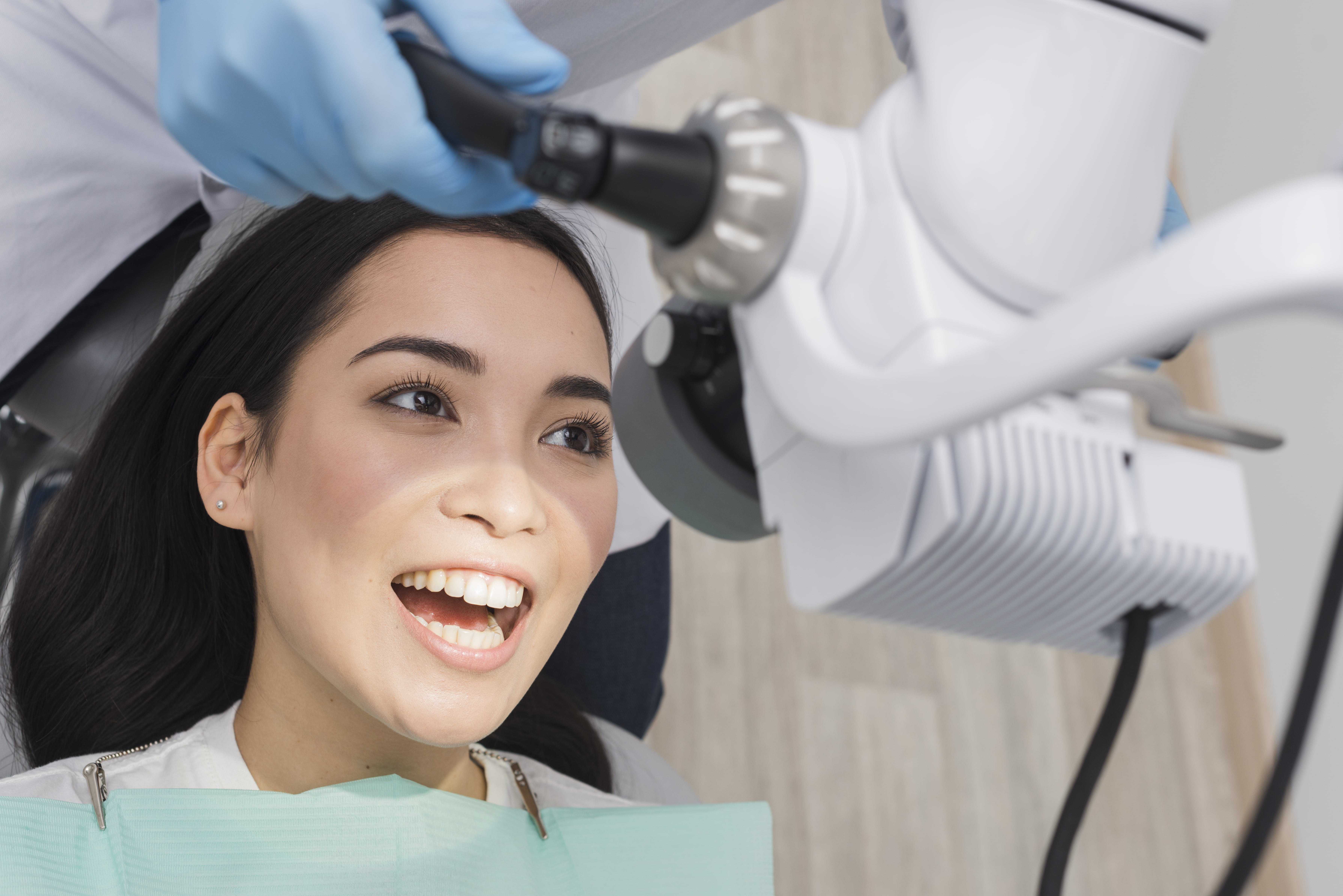 Patient Receiving Dental Treatment